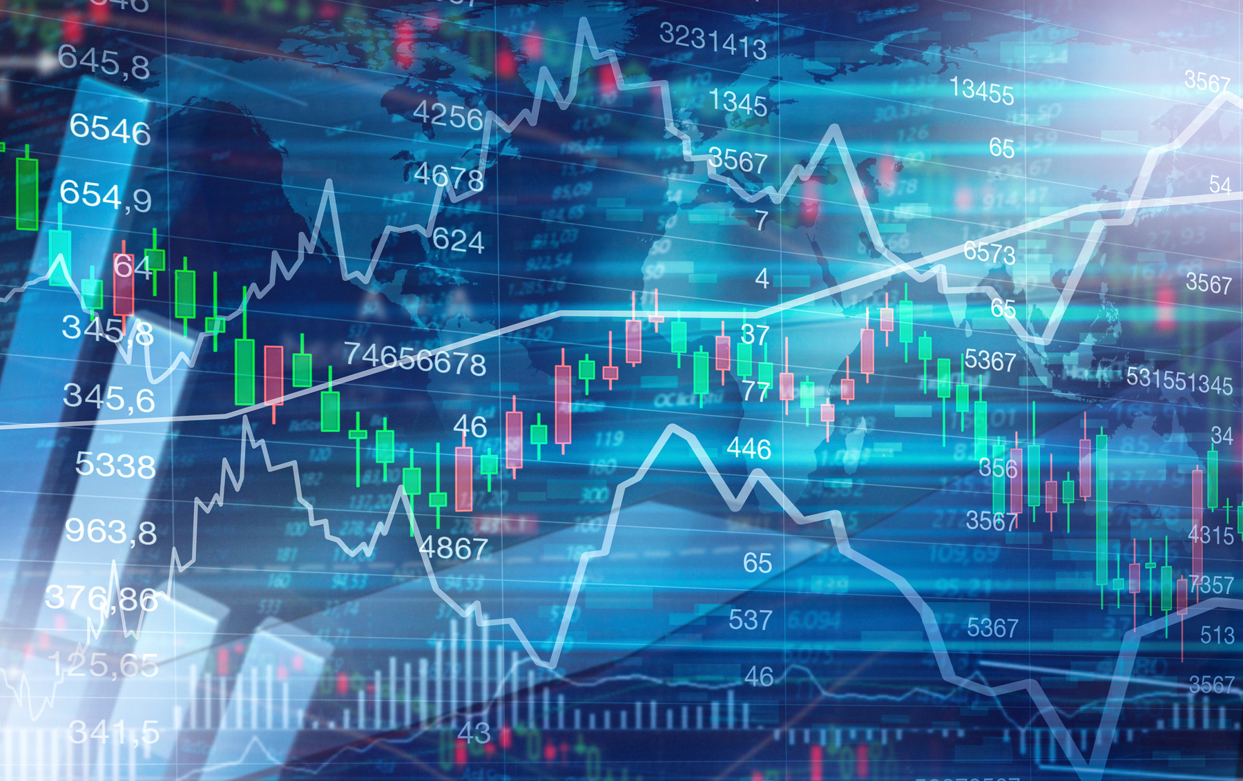 shares stock exchange chart